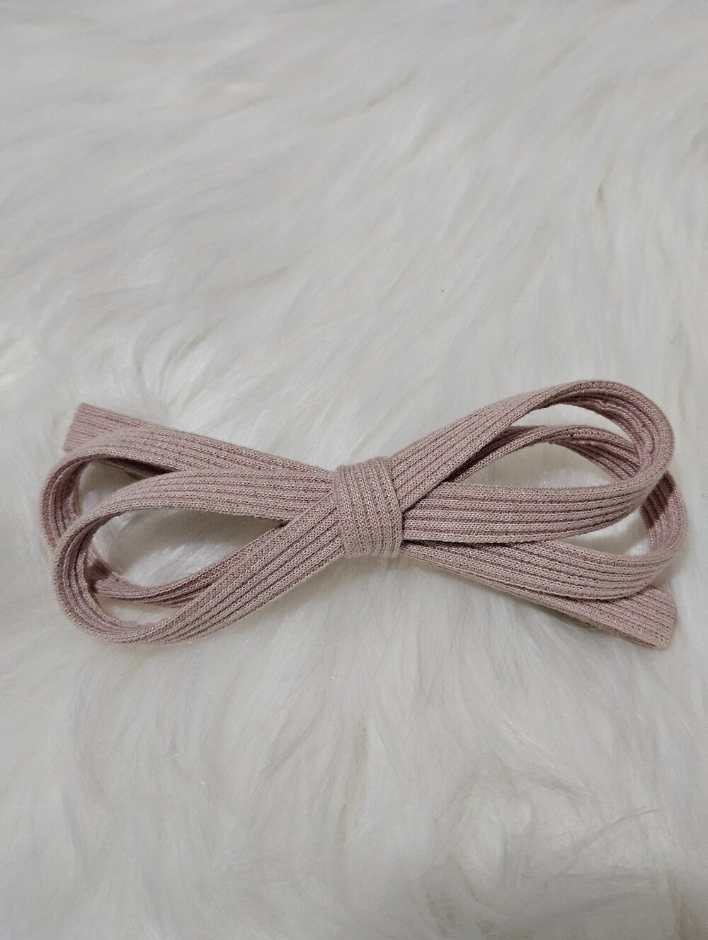 Pink Ribbon Hair Accessory